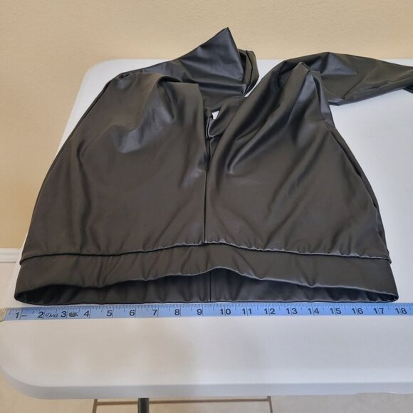 Torrid Womens Faux Leather Leggings Black‎ Size 2 Polyester Spandex - Picture 8 of 10